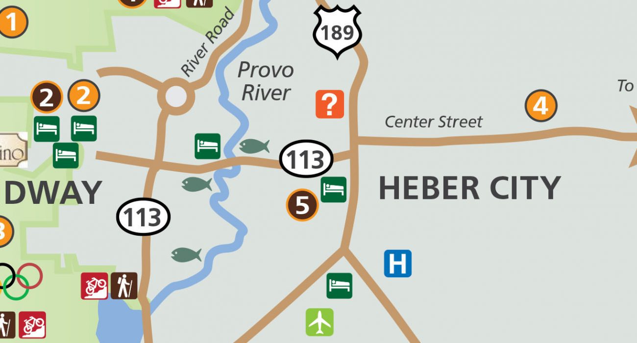 Map of Heber Valley Heber Valley Guide